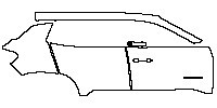 JEEP Avenger Exterior 2024 - (right) Door+Rear Fender (with ''AVENGER'' emblem on front door)