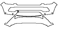 JEEP Compass Exterior 2023 - Bumper (with 4 PDC)