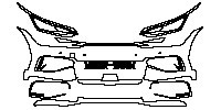 KIA EV6 GT 2021 - Bumper+Headlamp