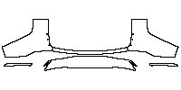 KIA Carnival (US) LX 2023 - Rear Bumper (without brake light)