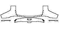 KIA Carnival (US) LX 2023 - Rear Bumper (with brake light)
