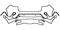 KIA Xceed (EU) Exterior 2020 - Rear Bumper (with 6 PDC)