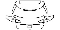 KIA Xceed (EU) Exterior 2020 - Trunk Lid (without emblem)