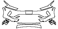 KIA K5 (US) Exterior 2021 - Bumper+Headlamp (with License plate cutout , with side marker lights)