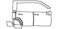 LastCut Toyota Landcruiser 300 Series GR Chopped Creative Convers 2024 - (right) Door+Rear Fender