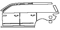 Lincoln Navigator Exterior 2018 - (left)Door+Side Skirt+Rear Fender
