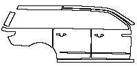 Lincoln Navigator Exterior 2018 - (right)Door+Side Skirt+Rear Fender