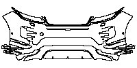 Land Rover Range Rover Evoque 5 Doors 2020 - Bumper+Headlamp