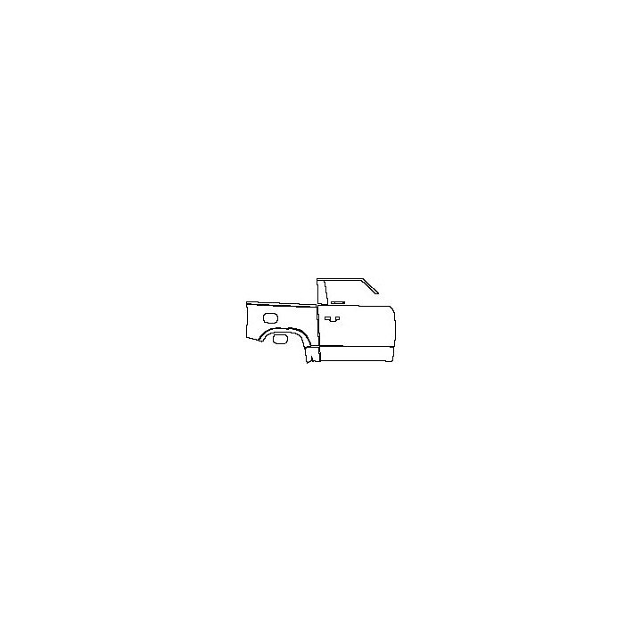 Land Rover Defender 90 2020 - (right) Door+Rear Fender