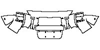 Land Rover Defender 110 2020 - Rear Bumper (with 6 PDC)