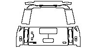 Land Rover Defender 110 2020 - Trunk Lid (with ''Defender'', ''P400HSE'' emblems)