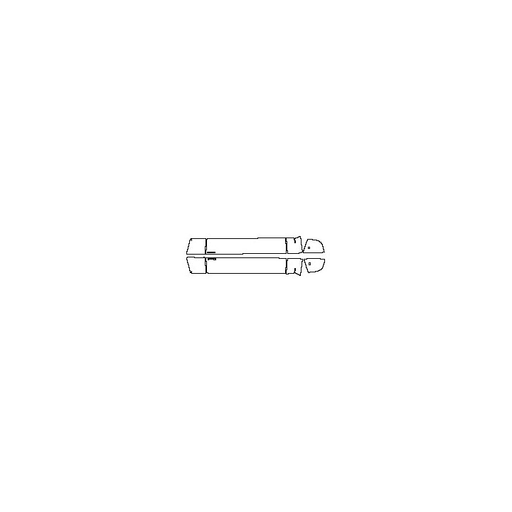 Land Rover Defender 90 2020 - Rocker Panel (without mudguards, with ''DEFENDERX'' emblem)