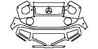 Mercedes-Benz G Class G350 2020 - Bumper+Grille+Headlamp