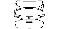 Mercedes-Benz GLE GLE SUV 2020 - Trunk Lid (with GLE 3## and 4MATIC emblems)