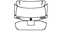Mercedes-Benz GLE GLE SUV 2015 - Trunk Lid (with ''AMG'', ''GLE63S'' emblems)