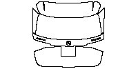 Mercedes-Benz GLE GLE SUV 2021 - Trunk Lid (with ''AMG'', ''GLE 53'' emblems)