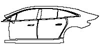 (left) Door+Side Skirt+Rear Fender