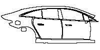(right) Door+Side Skirt+Rear Fender