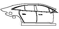 (right) Door+Side Skirt+Rear Fender