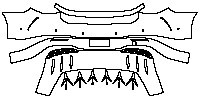 Mercedes-Benz EQS Exterior 2023 - Rear Bumper