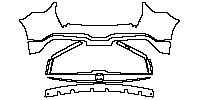 MG MG4 Electric Exterior 2023 - Rear Bumper