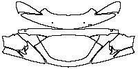 McLaren 600LT Spider 2018 - Bumper+Headlamp (without front camera)
