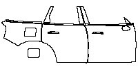 (right) Door+Rear Fender