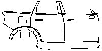 (right) Door+Side Skirt+Rear Fender