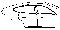 (right) Door+Side Skirt+Rear Fender