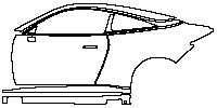 (left) Door+Side Skirt+Rear Fender