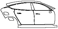 (right) Door+Side Skirt+Rear Fender