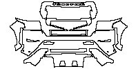 Nissan Frontier Crew Cab 2023 - Bumper+Headlamp