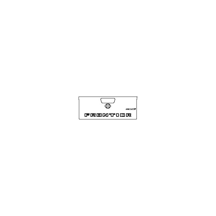 Nissan Frontier Crew Cab 2023 - Trunk Lid (with ''FRONTIER'' ''Pro-4X'' emblem)
