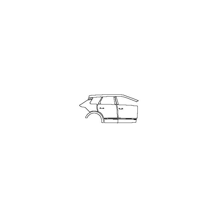 Opel Grandland PHEV GS Passenger Cars 2025 - (right) Door+Side Skirt+Rear Fender