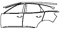 (left) Door+ABC Pillar+Rear Fender