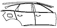 (right) Door+ABC Pillar+Rear Fender