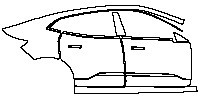 (right) Door+Side Skirt+Rear Fender