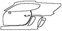 Porsche 718 Cayman 2019 - (left) Door+Rear Fender+Side Skirt