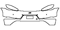 Porsche 718 Cayman 2019 - Rear Bumper (with GT4 emblem)