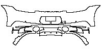 Porsche 911 Targa 4 2014 - Rear Bumper (SportDesign Package,with Sport Exhaust System)