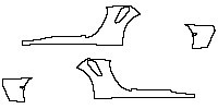 Porsche 911 GT3 RS 2012 - Rocker Panel (The bottom edge of rear fender covers the coarse-grained surface)