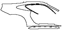 Porsche 911 Dakar 2023 - (right) Rear Fender (with roof rack)