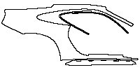 Porsche 911 Dakar 2023 - (right) Rear Fender (without roof rack)