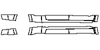 RAM Trucks 1500 Crew Cab 2019 - Rocker Panel (for 6'4'' box, with wheel flare)