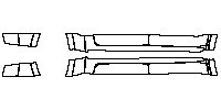 RAM Trucks 1500 Crew Cab 2019 - Rocker Panel (for 5'7'' box, with wheel flare)
