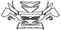 Subaru Outback (CN) Exterior 2021 - Bumper+Headlamp (with license plate cutout, with headlight washing)