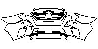 Subaru Forester (US) Premium 2023 - Bumper+Headlamp (with headlight washing)