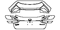 Subaru Forester (US) Premium 2023 - Trunk Lid (with ''SUBARU AWD'', ''FORESTER'' emblems)
