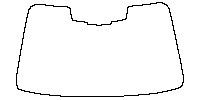 Subaru Outback (CN) Window 2021 - Windshield (inside) (with EyeSight and mirror cutout)