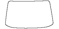 Subaru Crosstrek (CN) Window 2023 - Windshield (inside) (without EyeSight and mirror cutout)